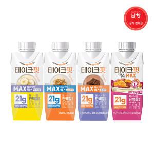 테이크핏 맥스 초코맛 고소한맛 바나나맛 단백질 음료 250ml 12개 2개 맛 선택