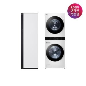 LG 오브제컬렉션 워시타워 스타일러 세트 W21WAM+SC5MSR82H (W21WAM-5SH)