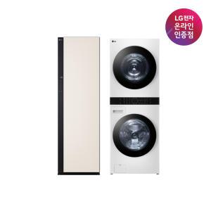 LG 오브제컬렉션 워시타워 스타일러 세트 W21WAM+SC5MBR42 (W21WAM-5B4)