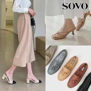 [30%]SOVO 지금 신기좋은 슈즈! 여성구두 단화 로퍼 플랫 슬링백 슬리퍼 스니커즈 단화