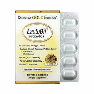 [iHerb 공식] California Gold Nutrition, LactoBif 유산균, 300억 유산균 CFU, 60 베