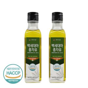 대마종자유 180ml 2병 HACCP 인증 저온압착착유 햄프씨드오일 햄프씨드유