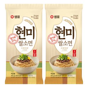 샘표 현미쌀소면, 400g, 2개