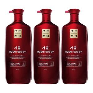 리엔 자윤 오리엔탈 모근강화 중건성 샴푸 950mL x 3개