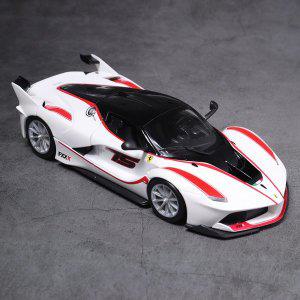 [브라고] 1:24 페라리 Fxx K 레이싱카 화이트 자동차 프라모델 다이캐스트 모형