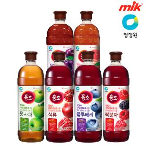 청정원 홍초 6종 50ml/250ml/1.5L x 1개 / 2개 [석류/풋사과/블루베리/복분자/자몽/타트체리]