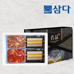 [삼다][선물세트] 제주돼지 가공육 혼합 세트 2.4kg (양념불고기x3팩+고추장불고기x3팩+모듬소시지x5팩)