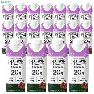 빙그레 더단백 드링크 초코 250ml 18팩 단백질 음료 1박스 11203478