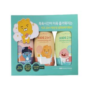 엘라스틴 카카오키즈 2in1 헤어 바디워시 500ml x 3개