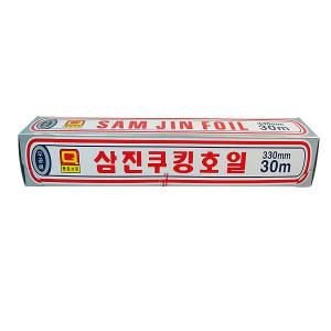 호일 330mmX30mX16   삼진 은박 쿠킹호일 / 30EA