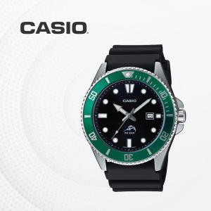 카시오 CASIO 국내재고 다이버 패션시계 흑새치 그린 MDV106 MDV-106B-1A3