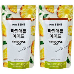 카페베네 파인애플에이드 190ml x 50팩