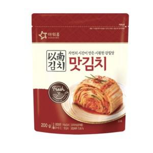 [보리보리/베스트식품]아워홈 이남김치 맛김치 200g x10개 한박스