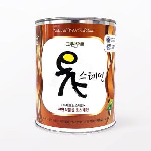 옻스테인 300ml 500ml 1L  4L 옻칠대용 천연 오일스테인 원목 목재 묽은액상