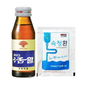 까스활 75ml x 20병+속청환3g x 20포(소화제)활명수/까스명수/위생천/소화불량