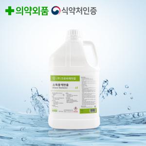 크로바 소독용에탄올 83% 소독용알콜 의약외품 4L