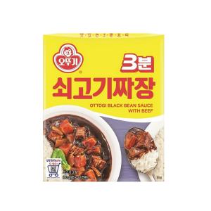 오뚜기 3분 쇠고기 짜장 200g x 24개