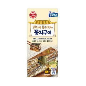 오뚜기 저녁메뉴추천 렌지에 돌려먹는 꽁치구이 냉동생선 80g 점심 도시락반찬