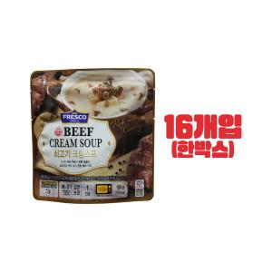 오뚜기 프레스코 쇠고기 크림스프 180g 16개