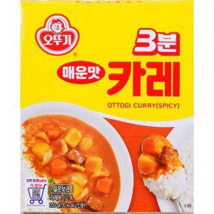 오뚜기 3분 카레 매운맛 200g x12개