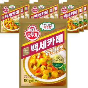 오뚜기 소스 백세 카레 약간매운맛 100g 10개