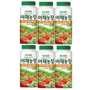 파스퇴르 100% 유기농 야채농장 과일야채190ml