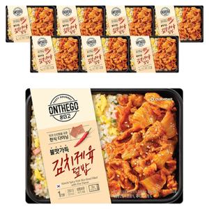 아워홈 온더고 김치제육덮밥, 290g, 8개