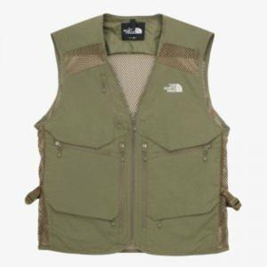 [국내정식매장] 노스페이스 조끼 여름 베스트 The North Face GEAR MESH VEST - BURNT_OLIVE