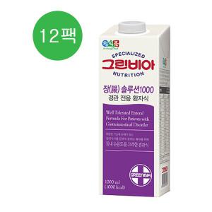 [정식품]그린비아 장솔루션 대용량 1000ml X 12팩