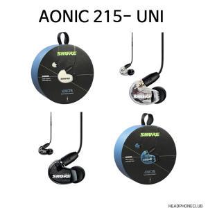 SHURE(슈어) AONIC215-uni (화이트,클리어,블랙,블루) 택1 / 스마트폰 이어폰 /삼아사운드