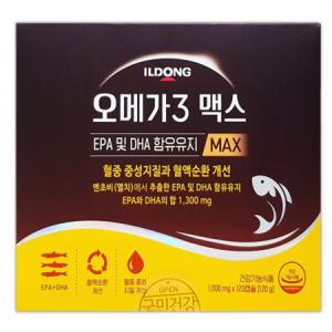 일동제약 오메가3 맥스 EPA DHA 1300mg 120정 당일 무료배송_MC