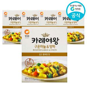 청정원 카레여왕 구운마늘양파 160g 5개