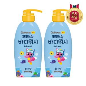 베비언스 핑크퐁 뽀뽀드득 바디워시 380ml (복숭아향) 2개