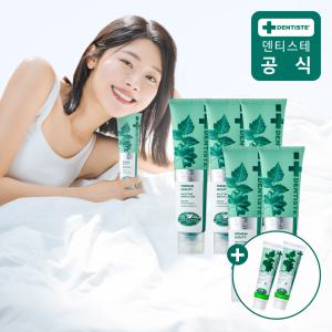 덴티스테 뉴플러스화이트 치약 200g 5개 + 미니치약 10g 2개