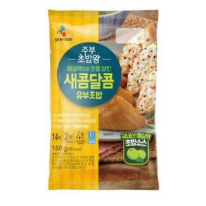 CJ 주부초밥왕 새콤달콤 유부초밥160g x4개 초밥