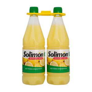 Solimon 스퀴즈드 레몬주스 1L x 2 대용량 레몬즙