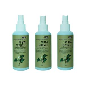 민감두피 어성초 두피토너 150ml x 3개 한방식물성분 모발영양제 헤어보습스프레이