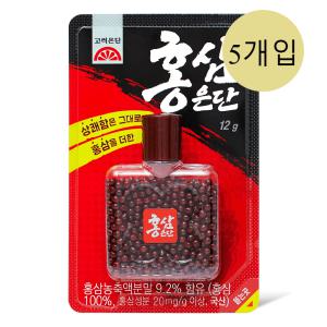 고려은단 홍삼은단 12g X 5개입