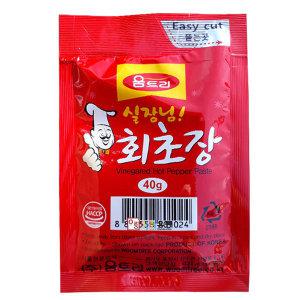 움트리 실장님 회초장 40g x 200개 1박스 /횟집 배달용 일회용 초고추장ㅡ무.배