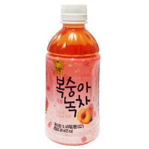 웰그린 스위트카페 복숭아녹차 340ml x 20PET