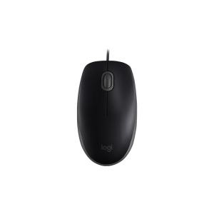 로지텍 사무용 무소음 유선 마우스 M110 블랙 logitech M110 mouse 3시이전주문 병행수입