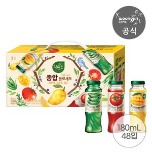 자연은 종합 음료세트(180mlx12병)X4세트 (알로에 토마토 망고)