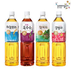 웅진식품 차음료 1.5L 12펫 하늘보리/옥수수수염/결명자차/헛개차