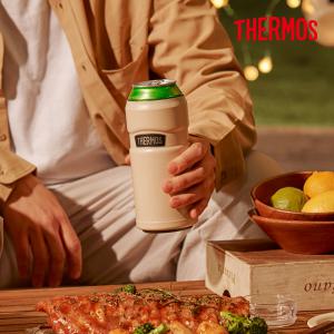 THERMOS 써모스 ROD-005K 트래블킹 2way 보냉보온 맥주캔 텀블러 캔홀더 맥주쿨러 500ml