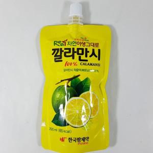 한국팜제약 깔라만시 200ml 프리미엄 리얼 자연야생 그대로 깔라만시 착즙액 100%