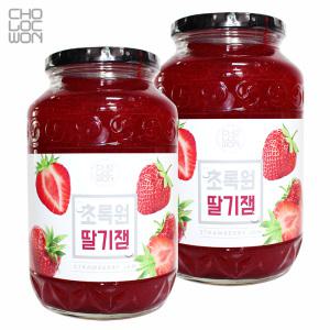 초록원 딸기잼 1KG X 2병 (2KG)