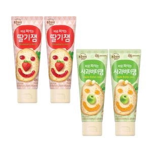 복음자리 바로 짜먹는 잼 딸기잼 200g +사과버터잼 200g (400g)