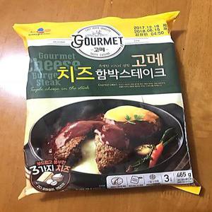 (NEW) 고메 치즈함박스테이크 465Gx3개 x7BOX