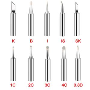 900M-T 시리즈 K, SK, B, I, IS, 1C, 2C, 3C, 4C, 2.4D, 3.2D 납땜 인두 팁, 무연 용접 헤드 납땜 도구 액세서리, 세트당 5 개