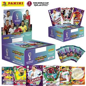 PANINI 2022 카타르 월드컵 축구 스타 카드 박스, 축구 스타 컬렉션, 메시 호날두 축구 선수 한정 팬 카드 박스 세트